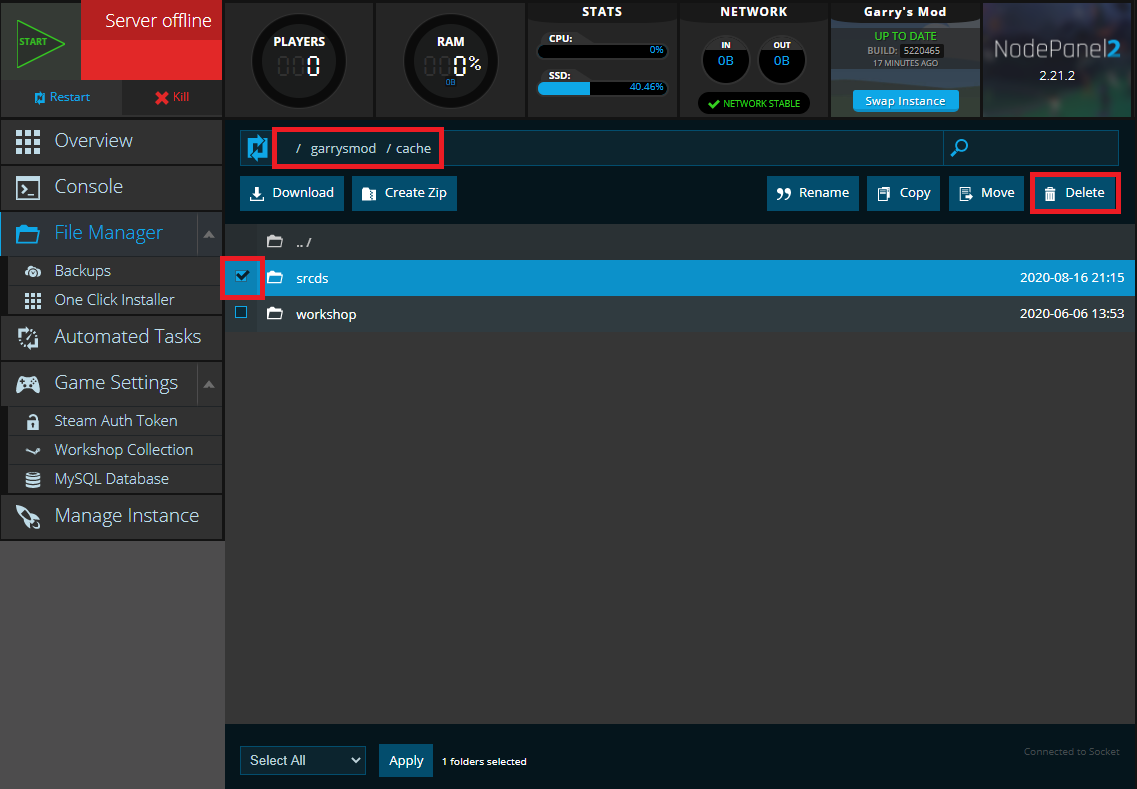 Clearing Cached Steam Addons on Your Garry's Mod Server Garry's Mod